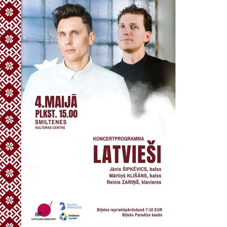 Izrādes "Jānis Šipkēvics un Reinis Zariņš. Latvieši" attels