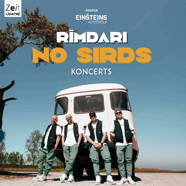 Image of the event "RĪMDARI | koncertā "No sirds" | Zeit Radošais Kvartāls, Līgatnē"