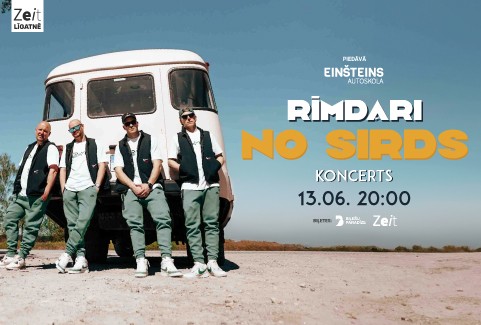 Image of the event "RĪMDARI | koncertā "No sirds" | Zeit Radošais Kvartāls, Līgatnē"