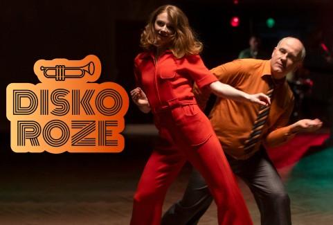 Izrādes "DISKO ROZE | Gunārs Rozenbergs. Agnese Budovska | Andris Keišs | Dailes Bigbends" attels