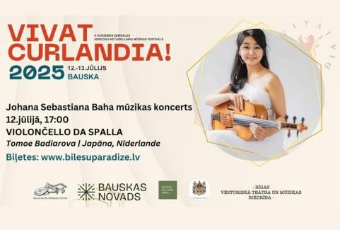 Izrādes "VIVAT CURLANDIA! 2025 | Koncerts VIOLONČELLO DA SPALLA" attels