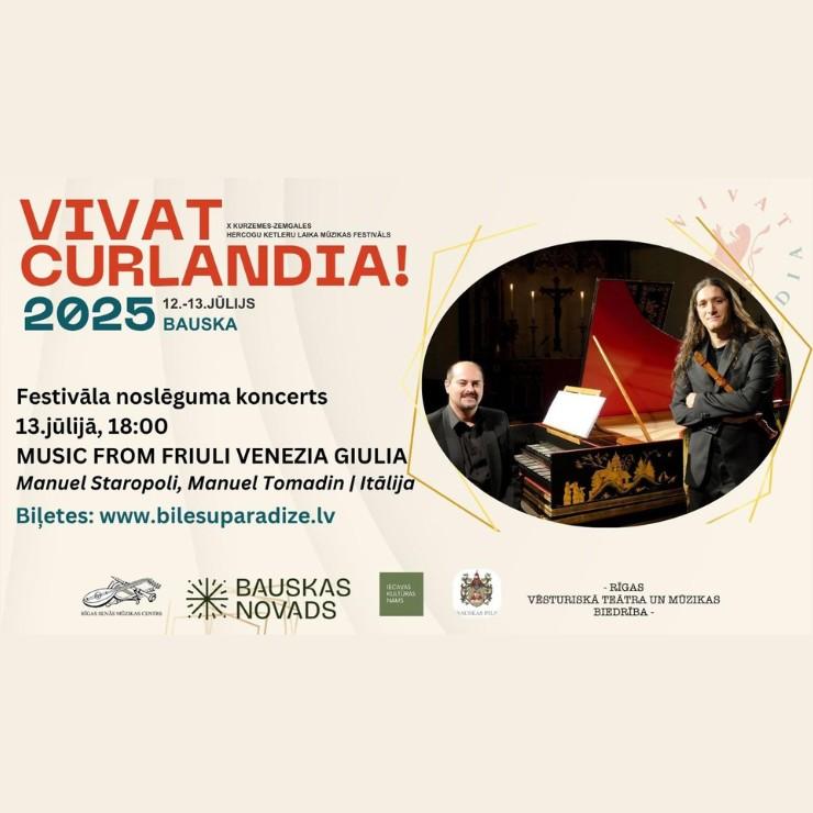Izrādes "VIVAT CURLANDIA! 2025 | Festivāla noslēguma koncerts MUSIC FROM FRIULI VENEZIA GIULIA" attels