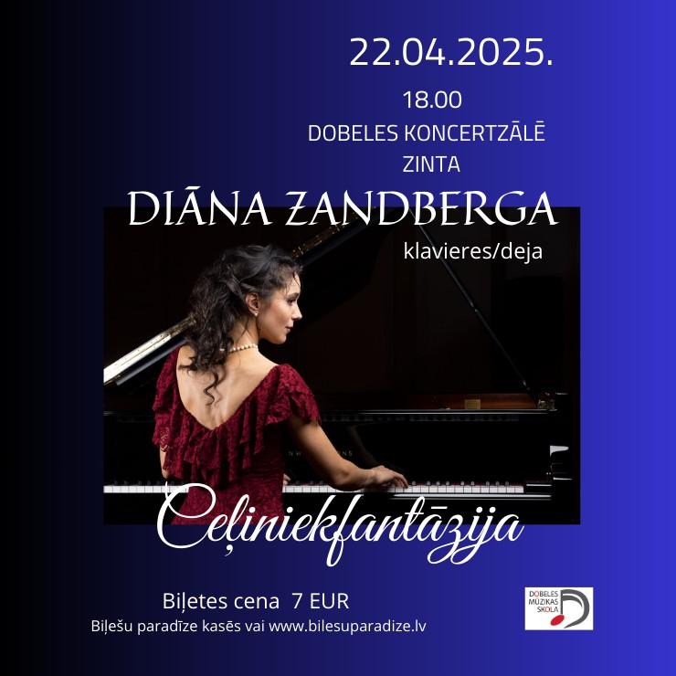 Izrādes "Ceļiniekfantāzija | DIĀNA ZANDBERGA (klavieres/deja)" attels