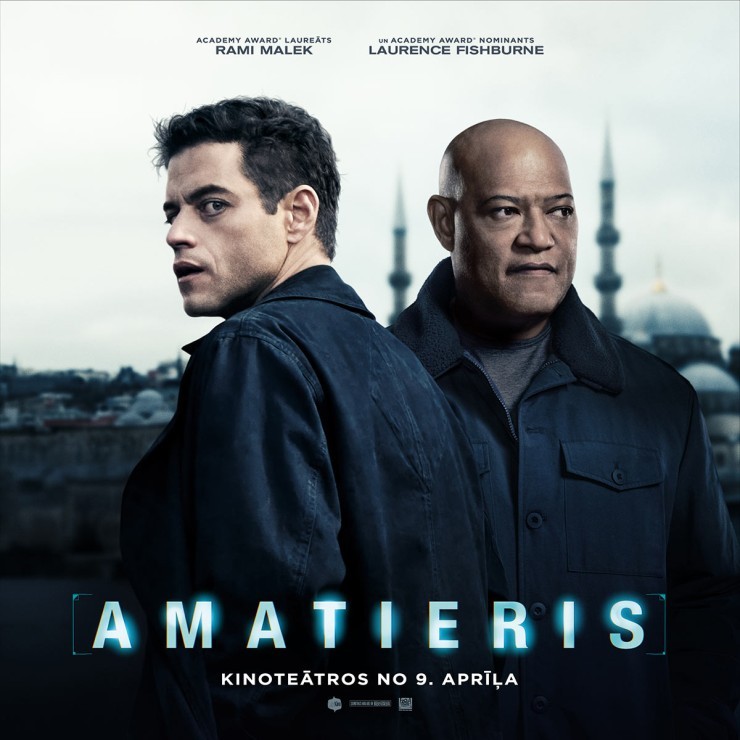 Izrādes "Asa sižeta trilleris AMATIERIS / THE AMATEUR" attels