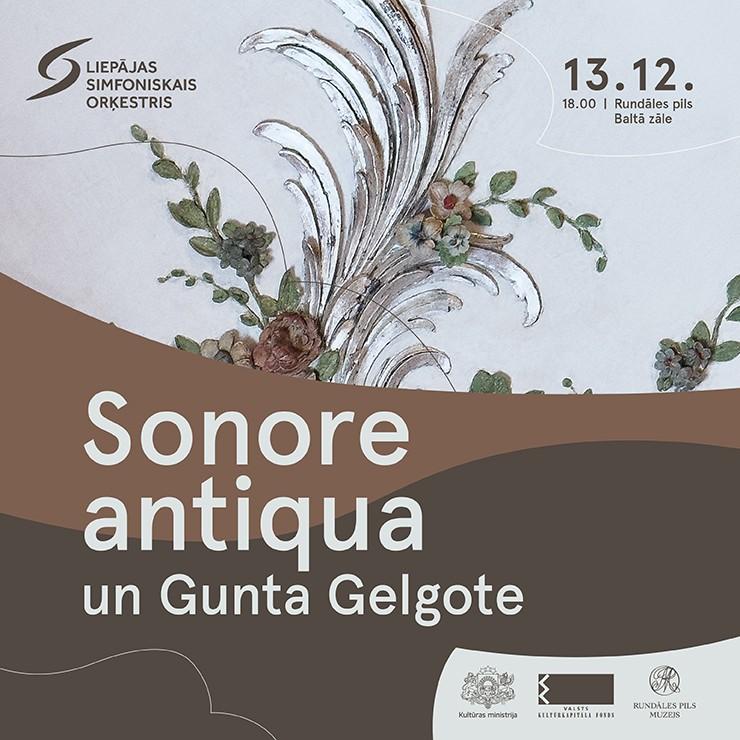 Image of the event "Sonore Antiqua. Gunta Gelgote"