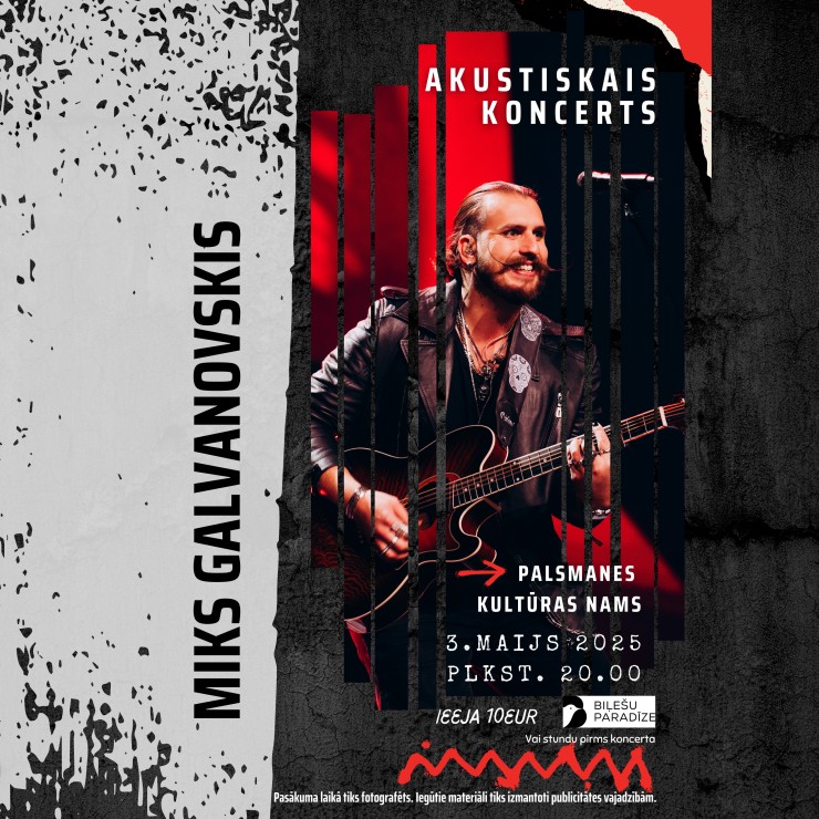 Izrādes "Miks Galvanovskis. Akustiskais koncerts" attels