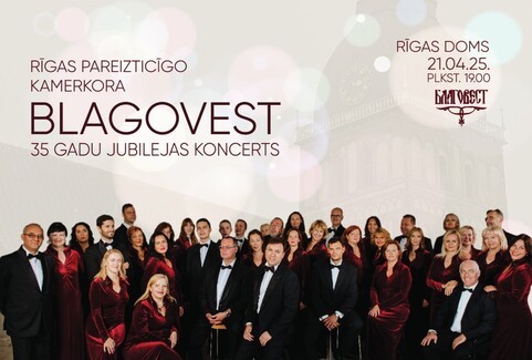 Izrādes "Rīgas pareizticīgo kamerkora “Blagovest” 35 gadu jubilejas koncerts" attels