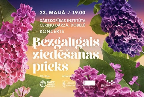 Izrādes "Ceriņu koncerts - BEZGALĪGAIS ZIEDĒŠANAS PRIEKS" attels