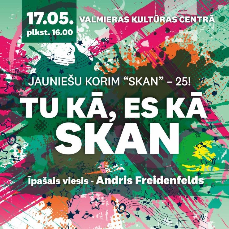 Izrādes "Jauniešu korim “Skan”-25! Koncerts “Tu kā, es kā SKAN”" attels
