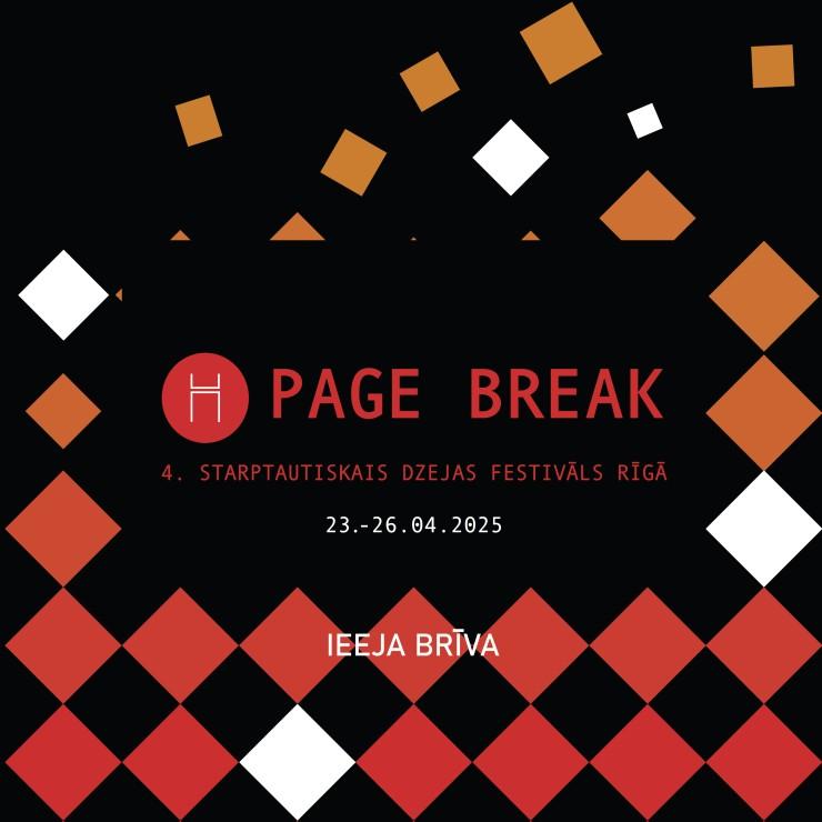 Izrādes "Starptautiskais dzejas festivāls “PAGE BREAK” Dzejkoncerts" attels