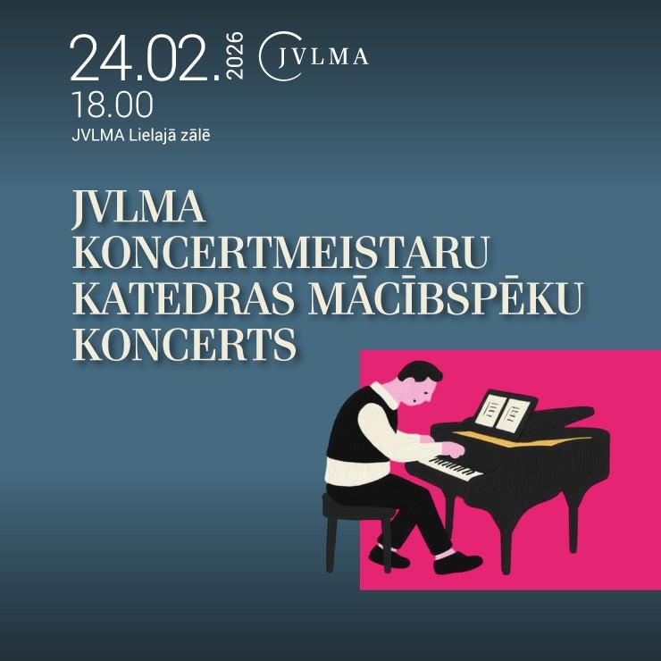 Izrādes "JVLMA Koncertmeistaru katedras mācībspēku koncerts" attels