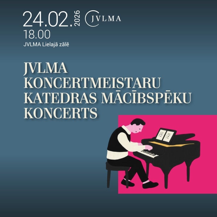 Izrādes "JVLMA Koncertmeistaru katedras mācībspēku koncerts" attels