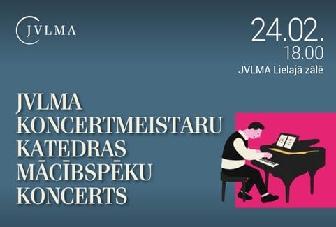 Izrādes "JVLMA Koncertmeistaru katedras mācībspēku koncerts" attels