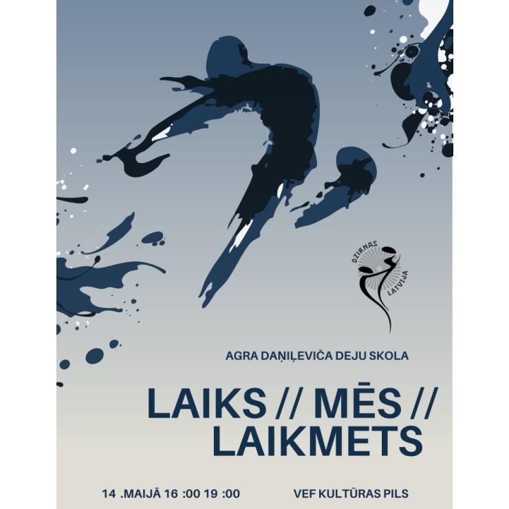 Izrādes "Laiks. Mēs. Laikmets." attels