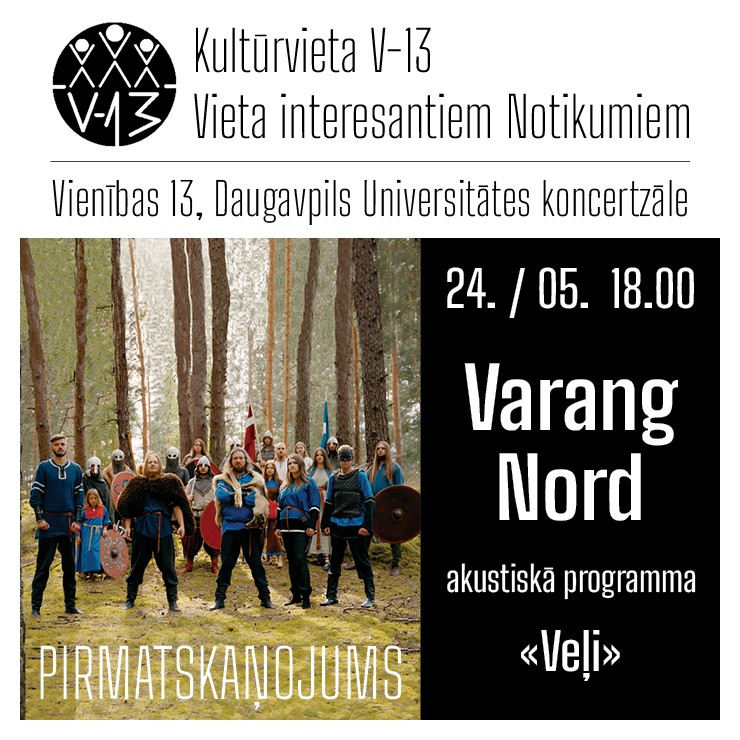 Izrādes "Varang Nord akustiskā programma “Veļi” PIRMATSKAŅOJUMS" attels