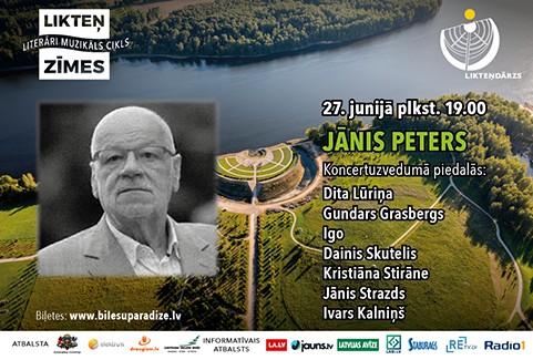 Izrādes "LIKTEŅZĪMES. JĀNIS PETERS" attels