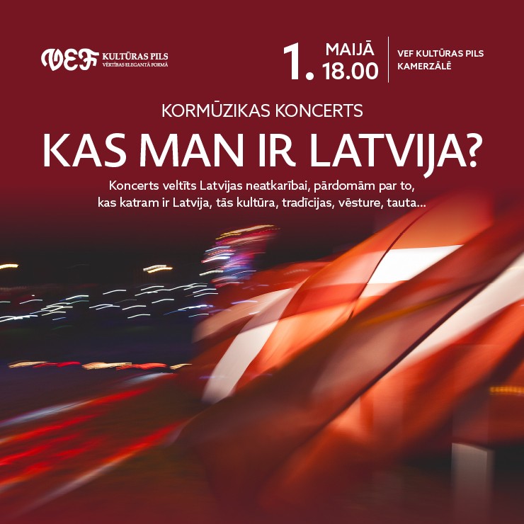 Izrādes "Kormūzikas koncerts | KAS MAN IR LATVIJA?" attels