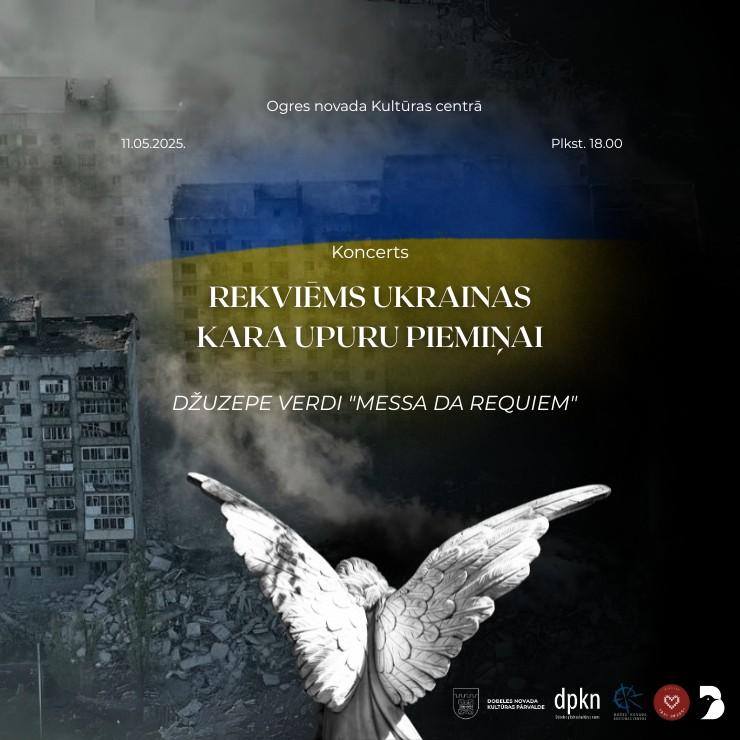 Izrādes "REKVIĒMS UKRAINAS KARA UPURU PIEMIŅAI" attels