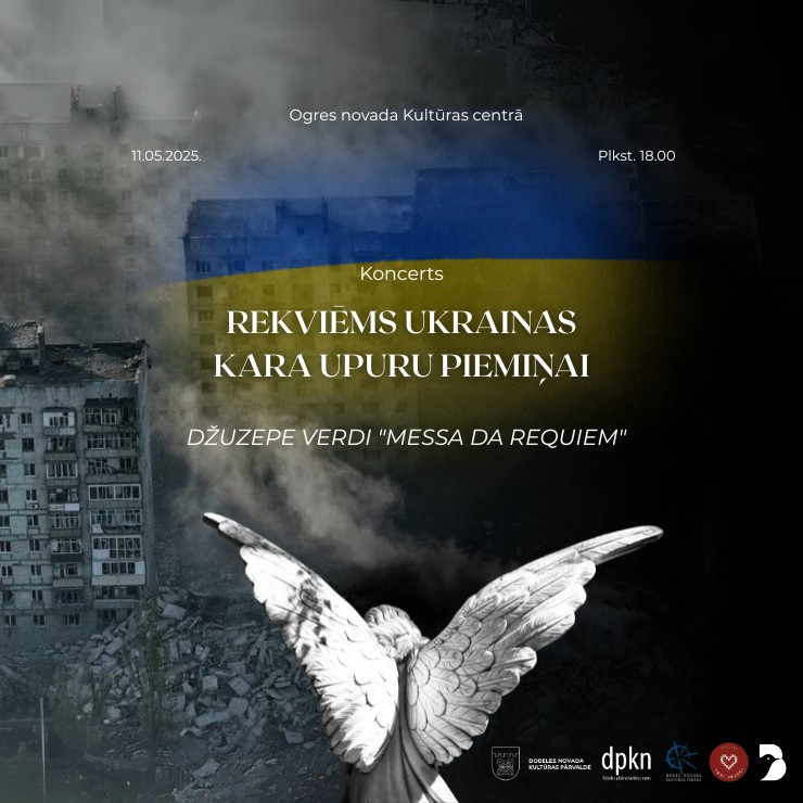 Izrādes "REKVIĒMS UKRAINAS KARA UPURU PIEMIŅAI" attels