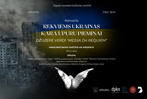 Izrādes "REKVIĒMS UKRAINAS KARA UPURU PIEMIŅAI" attels