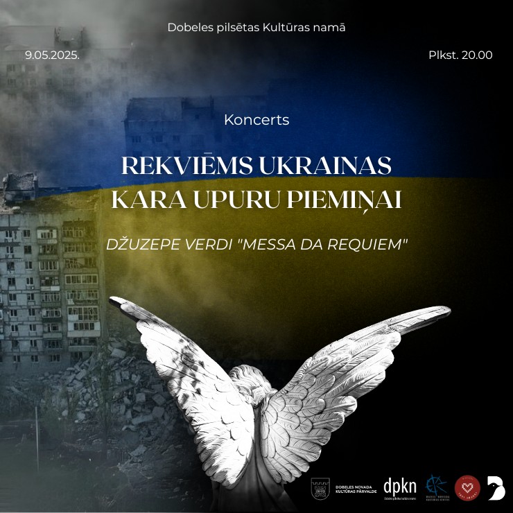Izrādes "Rekviēms Ukrainas kara upuru piemiņai. Programmā – Džuzepes Verdi “Messa da Requiem”" attels