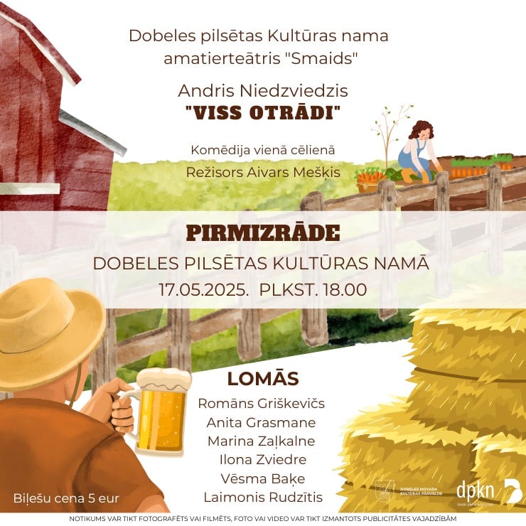Izrādes "VISS OTRĀDI | komēdija vienā cēlienā" attels