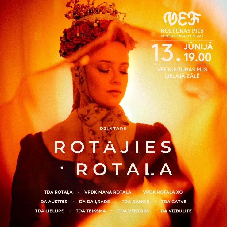 Izrādes "Tautas deju koncerts | ROTĀJIES, ROTAĻA!" attels