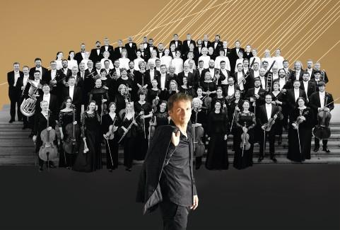 Izrādes "LNSO, VASKS, ZELTA BAROKS UN FORĒ REKVIĒMS" attels