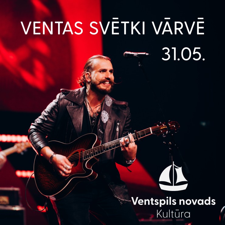 Izrādes "Mika Galvanovska koncerts un balle kopā ar grupu "HONO" pasākumā "Ventas svētki" Vārvē" attels