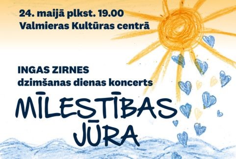 Izrādes "Ingas Zirnes dzimšanas dienas koncerts “Mīlestības jūra”" attels