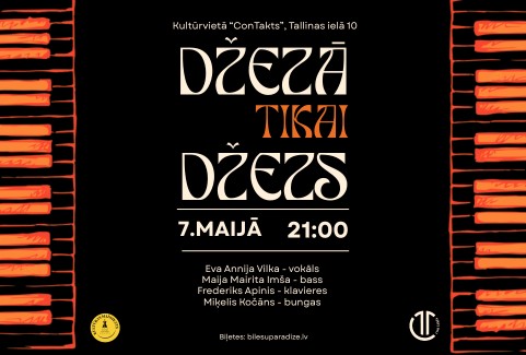 Izrādes "Džezā tikai džezs || kultūrvietā “ConTakts”" attels