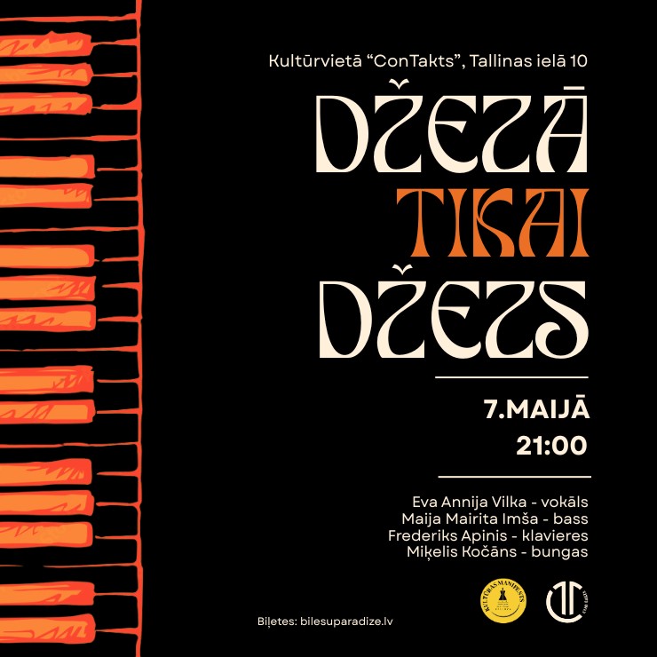 Izrādes "Džezā tikai džezs || kultūrvietā “ConTakts”" attels