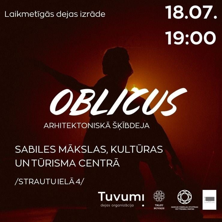 Izrādes "Arhitektoniskā šķībdeja OBLICUS" attels