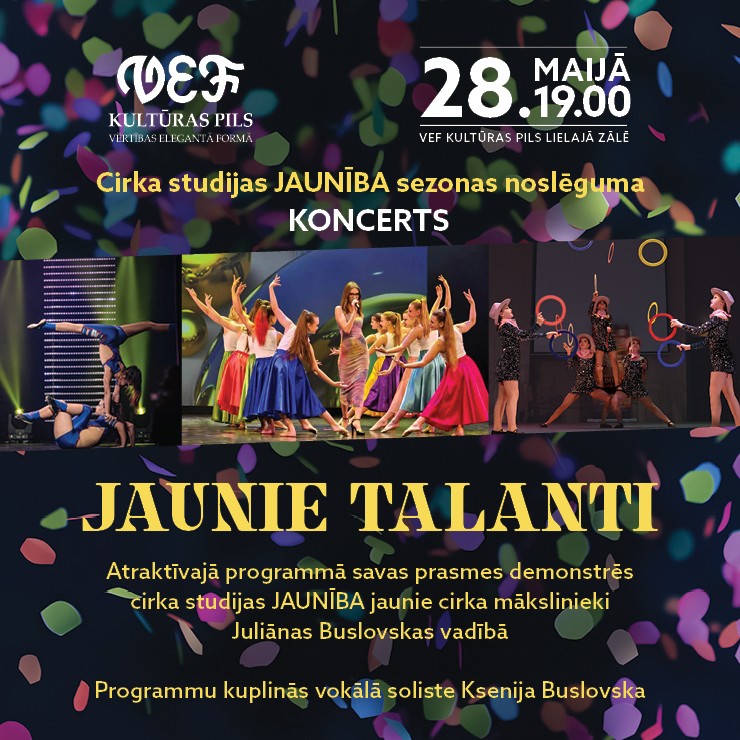 Izrādes "Cirka studijas JAUNĪBA koncerts | JAUNIE TALANTI" attels