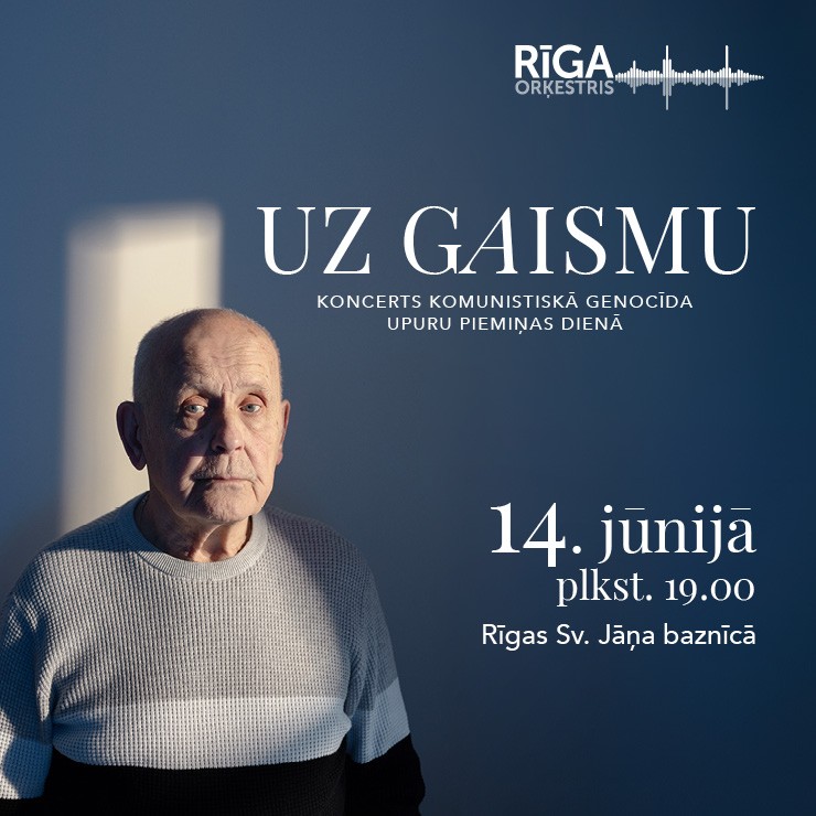 Izrādes "UZ GAISMU. Orķestris “Rīga”, VAK “Latvija”, Katrīna Paula Felsberga, Mārtiņš Zvīgulis" attels
