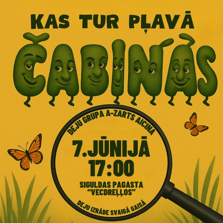 Izrādes "Dejas izrāde “Kas tur pļavā čabinās?”" attels
