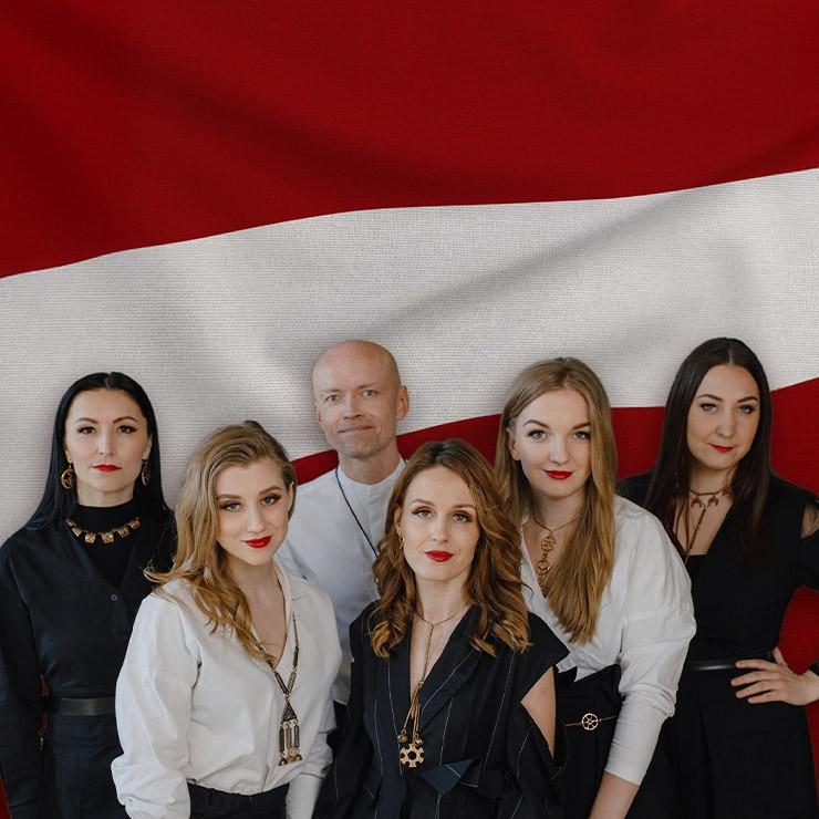 Izrādes "IEKLAUSIES DVĒSEĻU PUTENĪ" attels