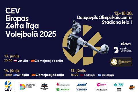 Image of the event "LATVIA vs GREECE. CEV Volleyball European Golden League 2025 | Men"