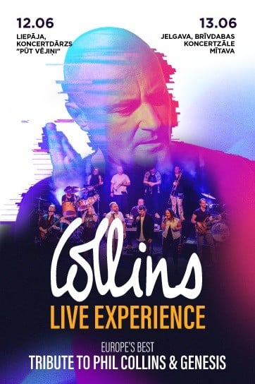 Изображение мероприятия "Collins Live Experience - Eiropas labākais tribute koncertšovs ar Fila Kolinsa & Genesis leģendārajiem superhitiem" из результатов поиска