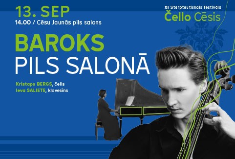 Izrādes "ČELLO CĒSIS | BAROKS PILS SALONĀ" attels