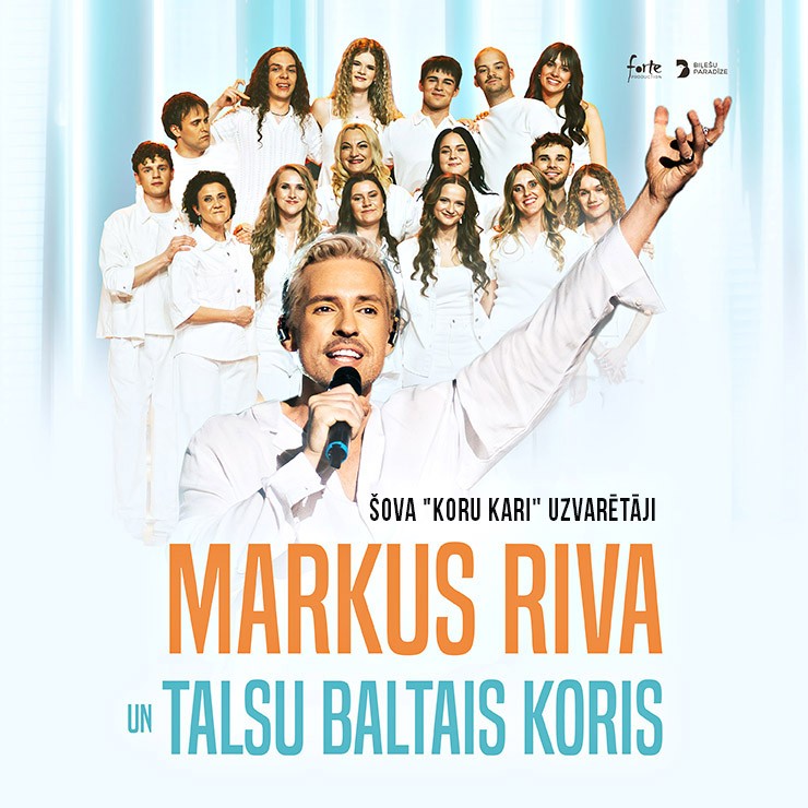 Izrādes "Talsu baltais koris/ Markus Riva/ Koru Karu uzvarētāju koncerts" attels