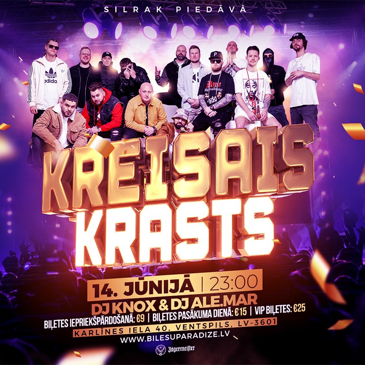 Izrādes "Kreisais Krasts x Silrak - DJ KNOX & DJ ALE.MAR" attels