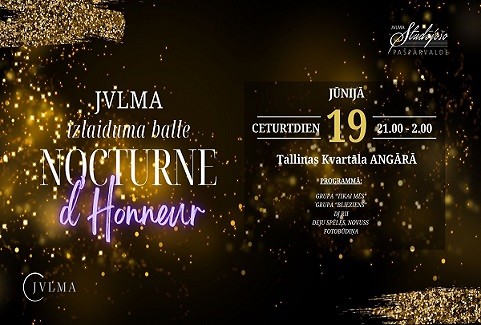 Izrādes "JVLMA izlaiduma balle "Nocturne d’Honneur"" attels