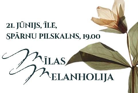 Izrādes "“Mīlas melanholija” vasaras saulgriežu laikā" attels
