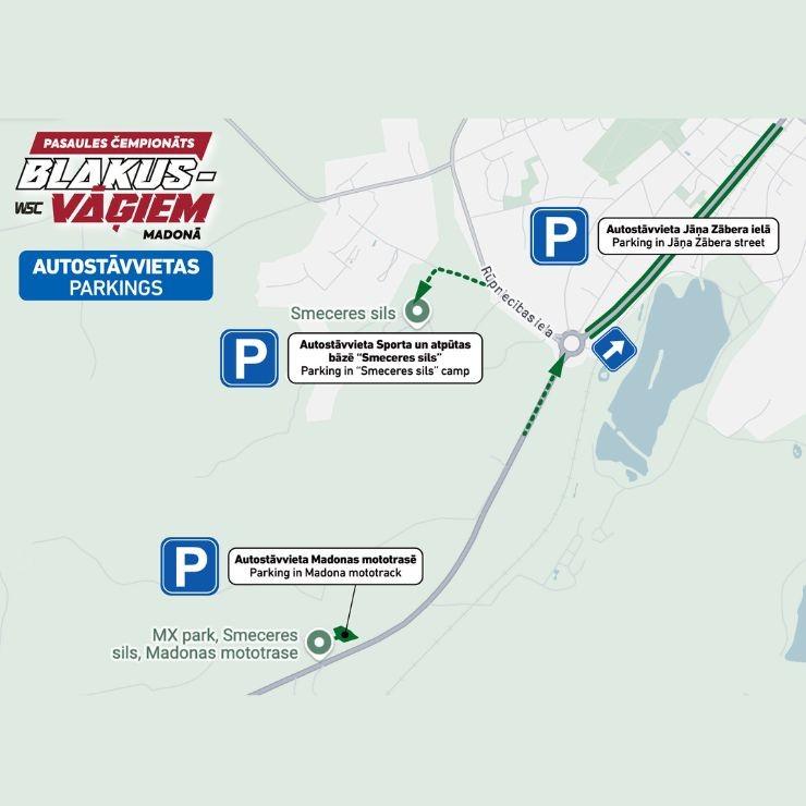 Galerijas bilde 1: P3 AUTOSTĀVVIETA 16.08-17.08 JĀŅA ZĀBERA IELĀ | PČ blakusvāģu motokrosā Madonā ietvaros