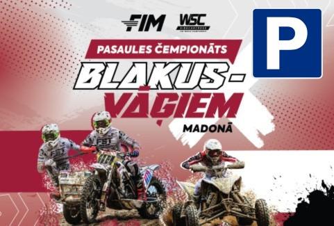 Izrādes "P3 AUTOSTĀVVIETA 16.08-17.08 JĀŅA ZĀBERA IELĀ | PČ blakusvāģu motokrosā Madonā ietvaros" attels