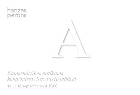 Image of the event "Arvo. Chambermusic performance at Hanzas Perons"
