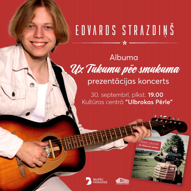 Izrādes "Edvards Strazdiņš. Albuma "Uz Tukumu pēc smukuma" prezentācijas koncerts" attels