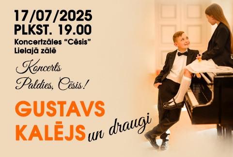 Izrādes "Koncerts PALDIES, CĒSIS! | Gustavs Kalējs un draugi" attels
