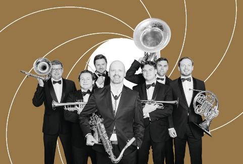 Izrādes "LNSO KAMERMŪZIKA. LATVIAN BRASS, GINTS PABĒRZS UN DŽEIMSS BONDS" attels